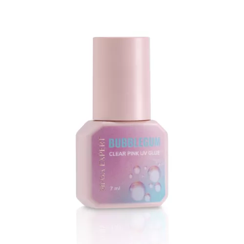 Bubblegum rózsaszín UV műszempilla ragasztó, 7 ml