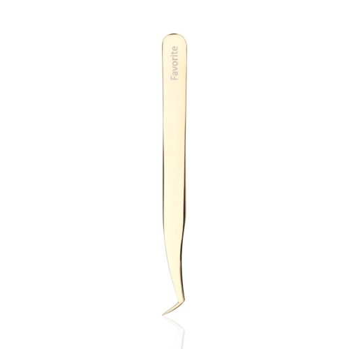 Szempilla csipesz, Favorite Nano, gold