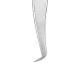 Szempilla csipesz, Expert Volume Duck Slim 75°, Vicushka Lashes, silver