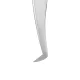 Szempilla csipesz, Expert Volume Duck Thick 75°, Vicushka Lashes, silver