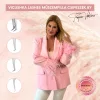 Szempilla csipesz, Professional Volume 6mm 75°, Vicushka Lashes, silver