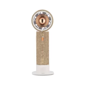 Mini ventilátor szempillaépítéshez, fehér-rosegold